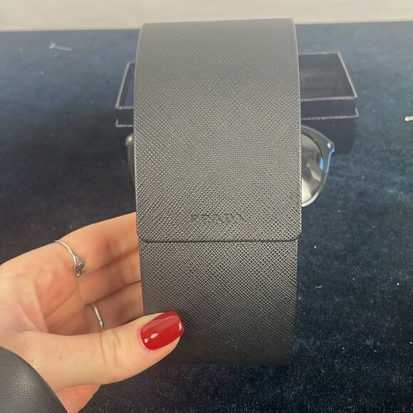 Prada Black Frame Sunglasses in Box - Picture 3 of 10